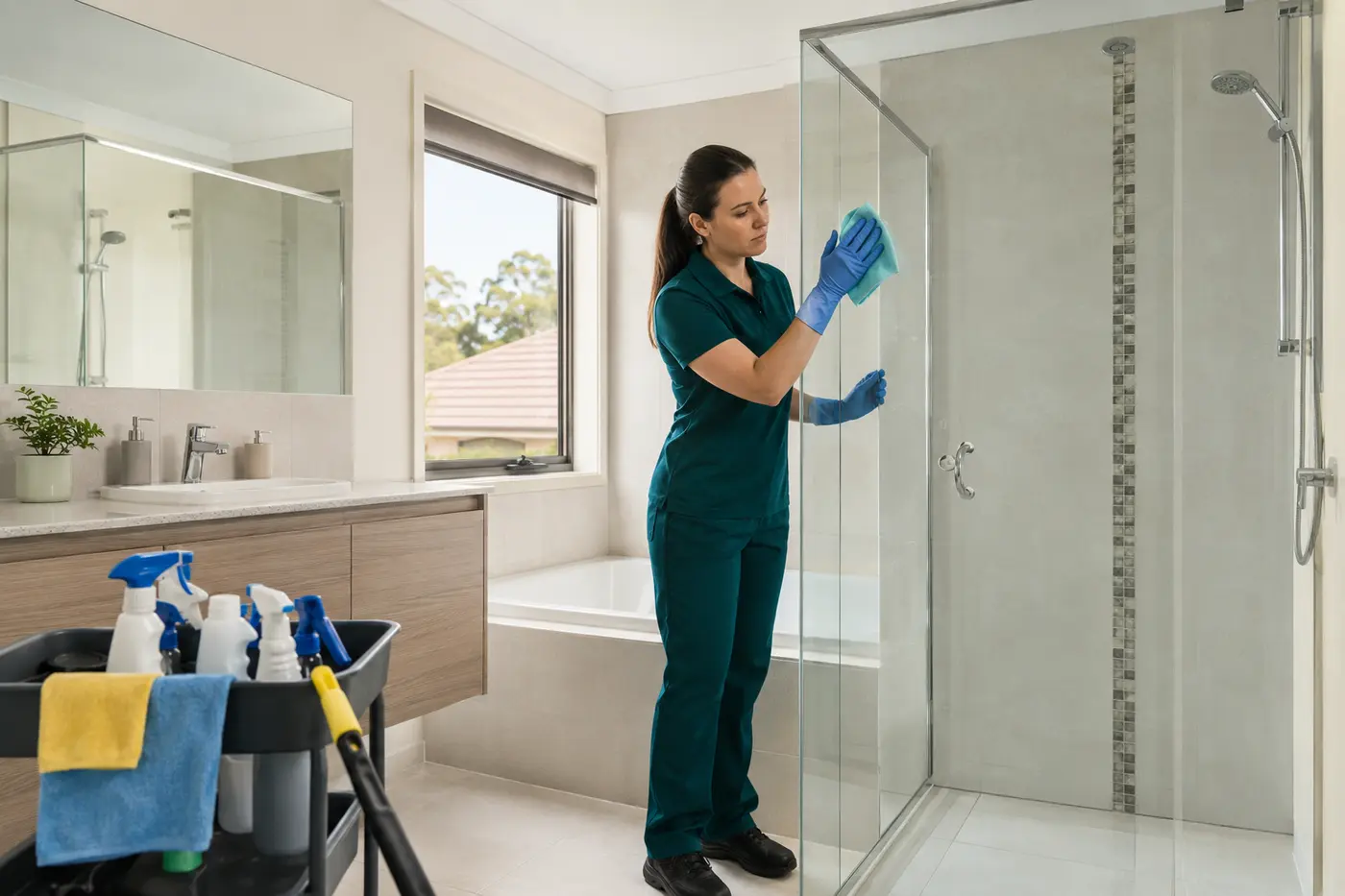 Representative end of lease cleaning in a Joondalup rental property